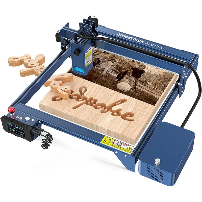 

ATOMSTACK A20 X20 S20 PRO Laser Engraving Machine Laser Cutter 20W Cut 25MM Wood 300W CO2 Marking Effect Engraver+Air Assist kit