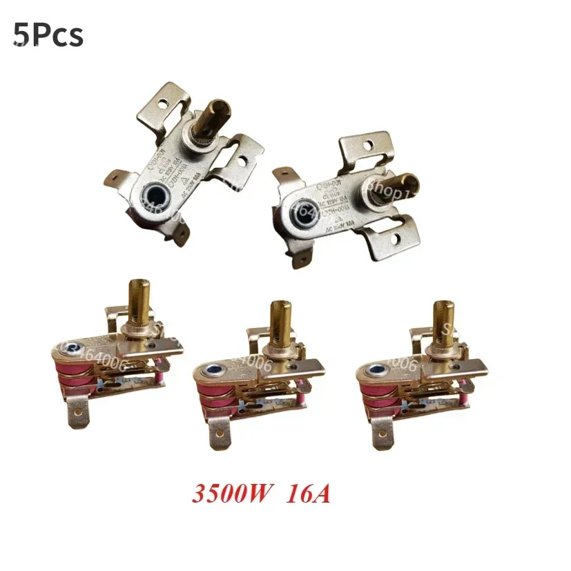 5Pcs16A for Pioneer Midea Airmate Electric heater gas oil heating machine thermostat bimetal thermostat switch Parts