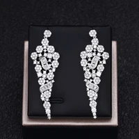 2024 Hot selling 4-piece Women's Jewelry Wedding Set Cubic Zirconia Dubai Wedding Bride Jewelry 4