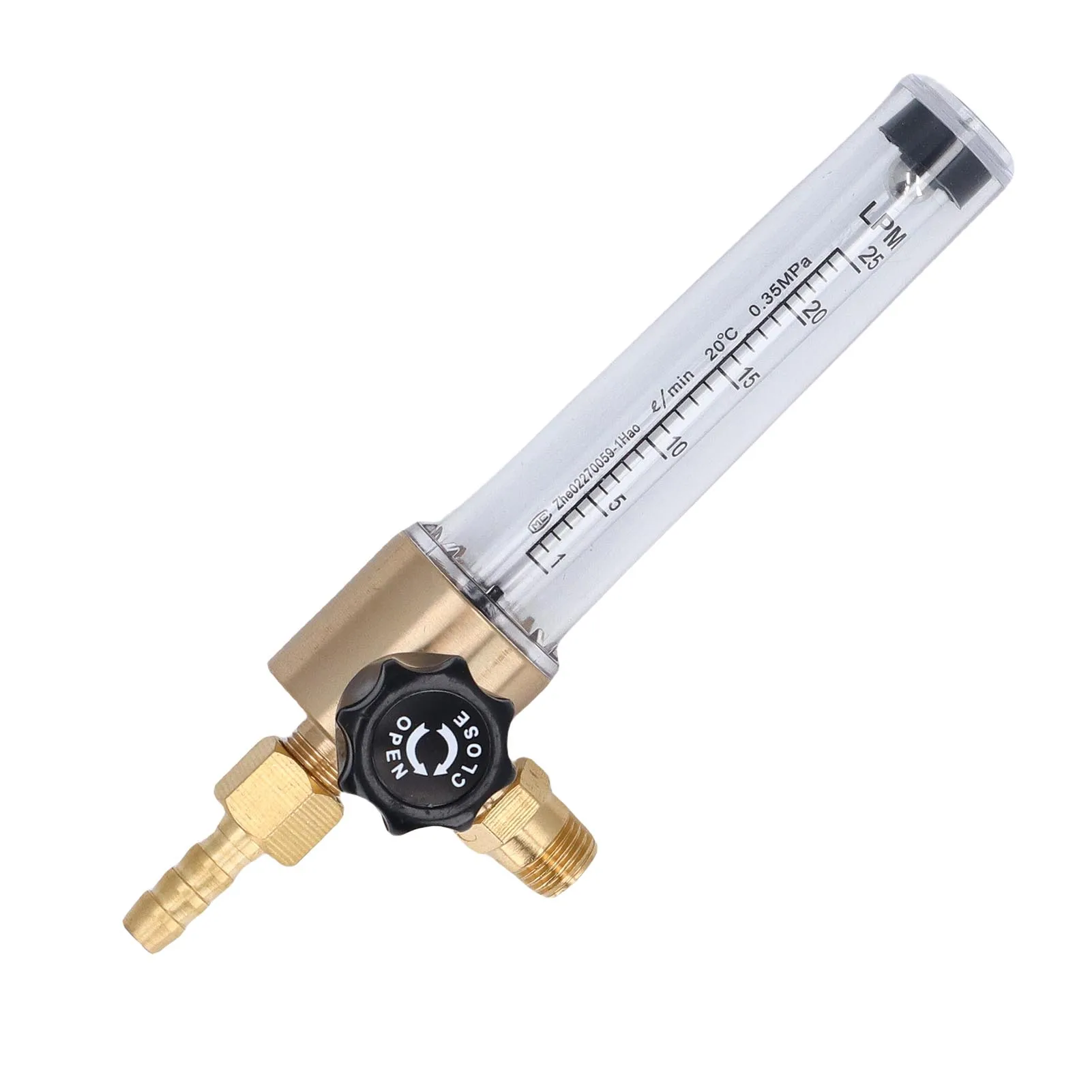 Gas Flowmeter Regulator Gas Meter NPT1/4-18 Tapered Thread Accurate Design 1-