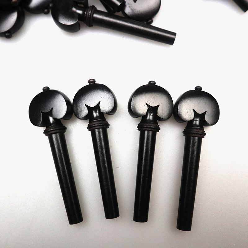 20pcs44FullSizeViolinPegsStringTuningKeyEbonyWoodFiddle
