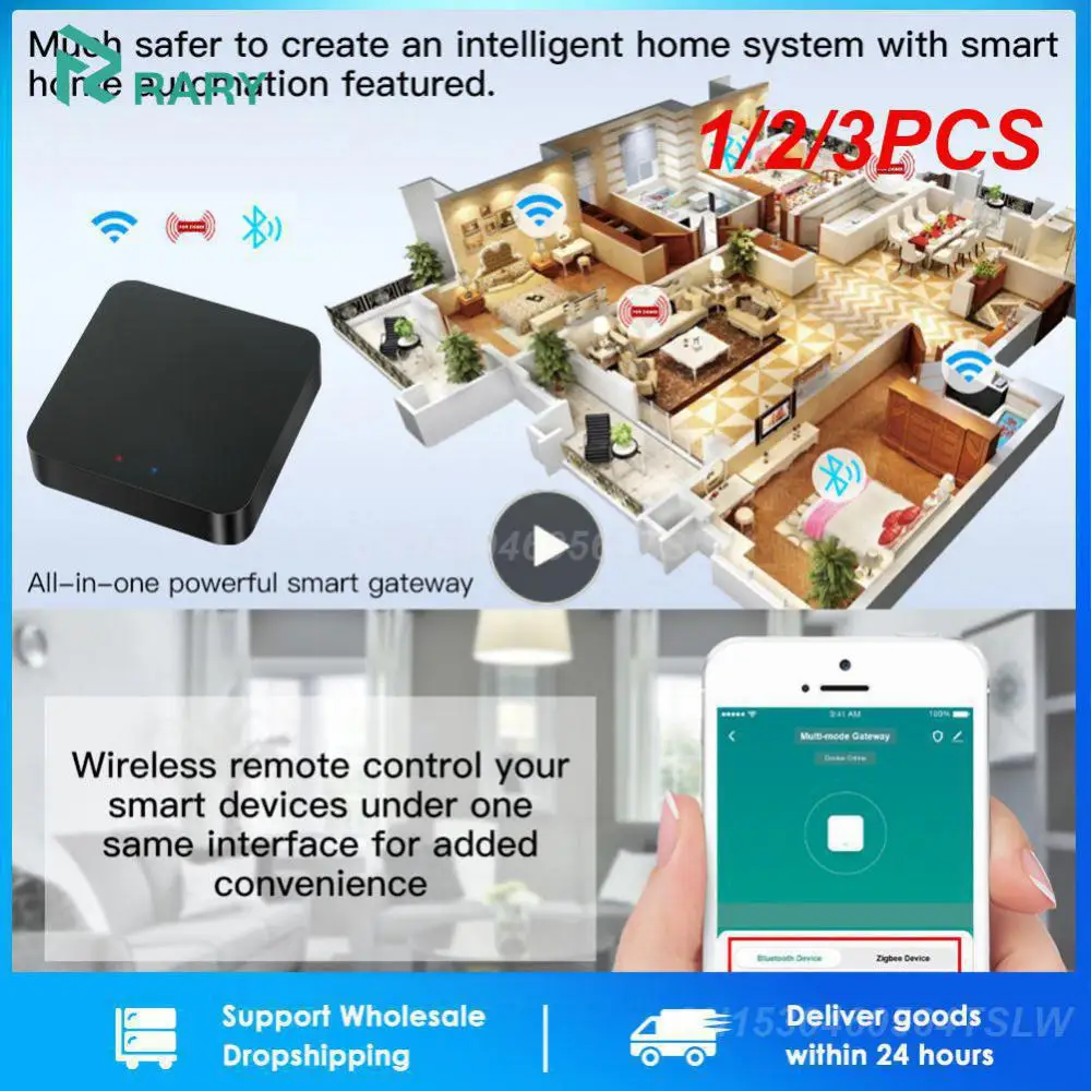

1/2/3PCS Tuya 3.0 WIFI/Bluetooth Multi-mode Smart Gateway Compatible With Mesh Hub Smart Life APP And Alexa Home
