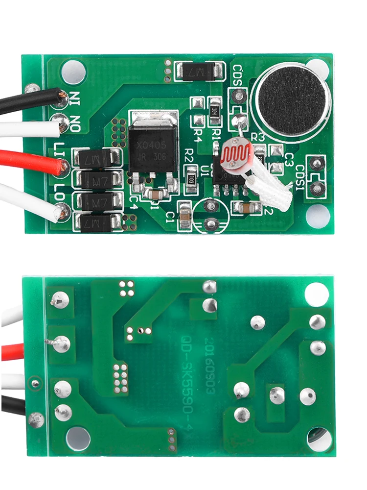 Intelligent Sound-Activated Light Switch with Sensor for Corridors, Bathrooms, and Warehouses