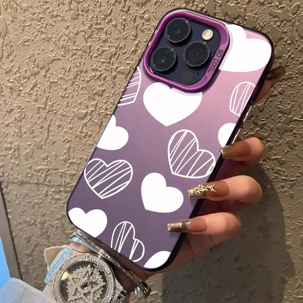 Elegant Black Love Design Shockproof Phone Case