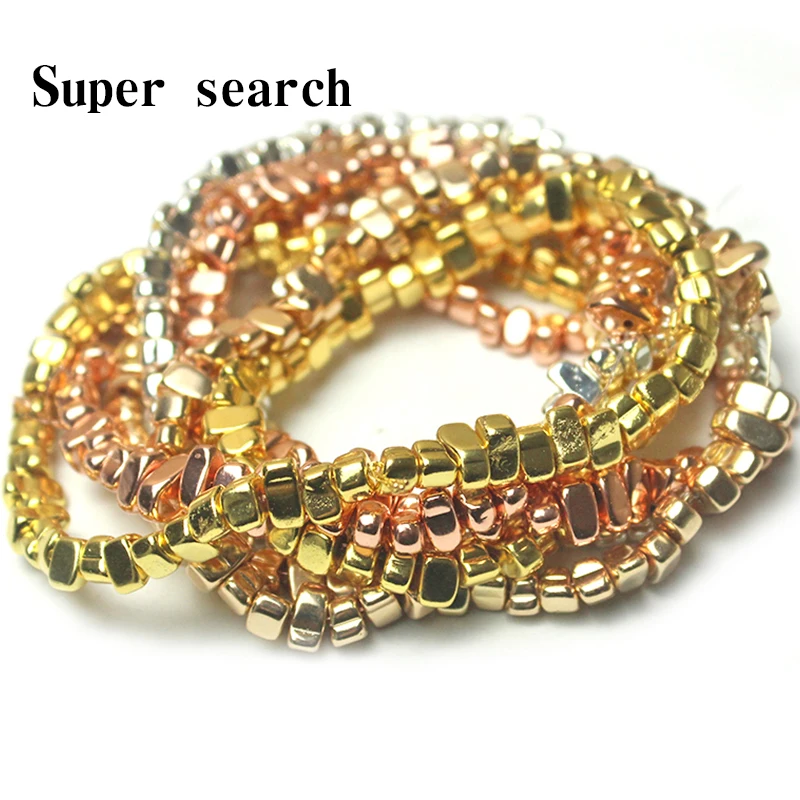 

Natural Golden Stone Black Hematite Irregular Freeform Chip Gravel Beads For Jewelry Making Diy Necklace Bracelet 5-8mm 14inches