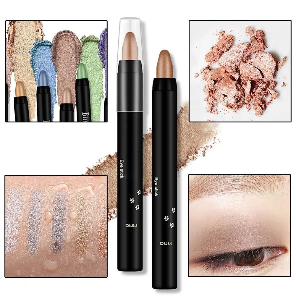 

Waterproof Pearlescent Eyeshadow Pencil Stick 9 Colors Lasting Glitter Shimmer Eye Shadow Pen Eyeliner Stick Eyes Makeup Tools