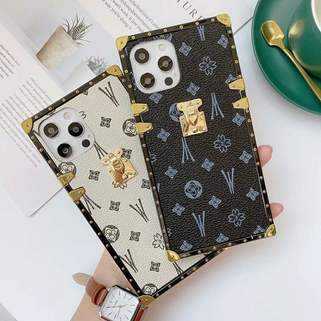 Square Phone Case Iphone 12 Pro Max  Iphone 11 Square Case Louis Vuitton -  Luxury - Aliexpress