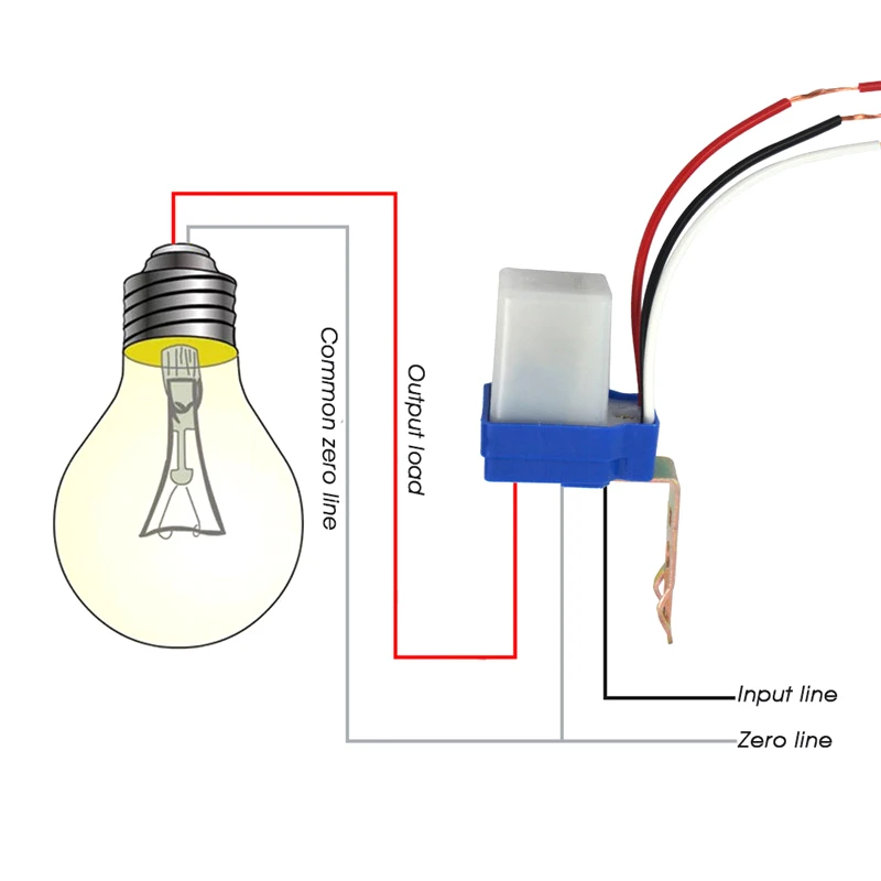 2 Pack - AC/DC12V 10A Automatic Auto On Off Photocell Street Light Switch 50-60Hz 10A Photo Control Photoswitch Sensor : Buy Online at Best Price in KSA - Souq is now