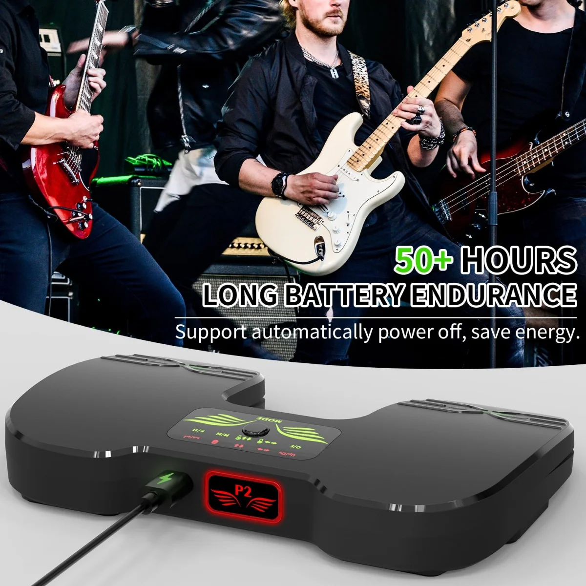 Wireless page turner pedal portable BT foot rechargeable anti-skid for tablets smartphones