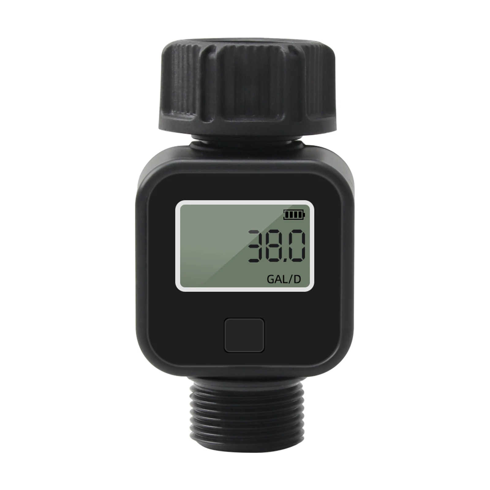 Digital Water Flow Meter Hose Water Meter For Outdoor Garden Hose, Measure Consumption And Flow Rate With Quick Connectors