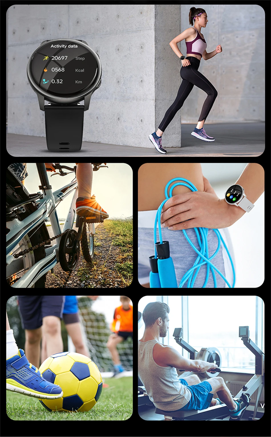 KALOSTE New Smart watch Men 360*360 AMOLED Full Touch Sport Fitness Tracker Women Smartwatch Clock Man For Huawei Xiaomi apple