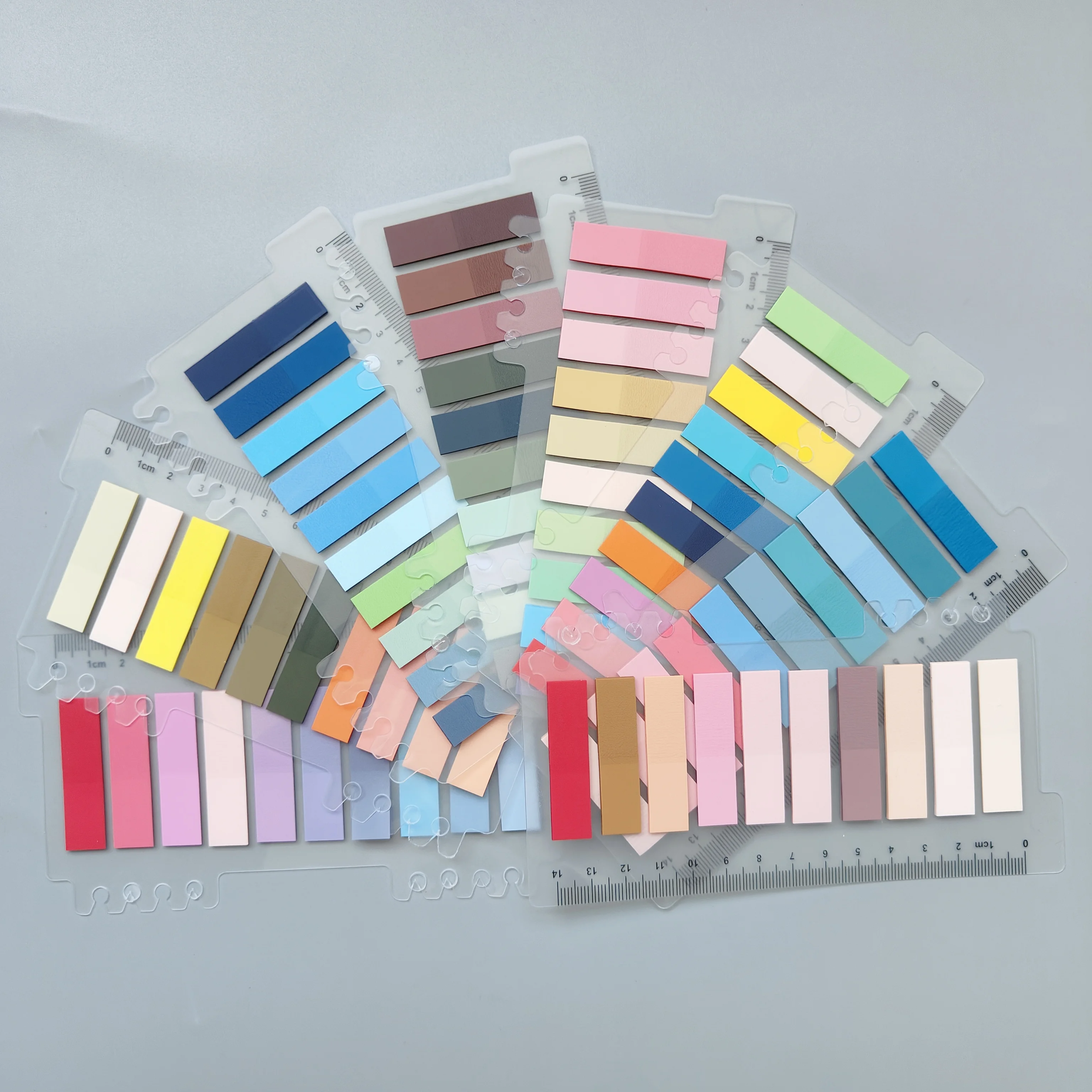 8Packs/Set Transparent Sticky Notes Self-Adhesive BookMarkers Annotation Reading Book Clear Tab Kawaii Cute Stationery 4