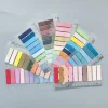 8Packs/Set Transparent Sticky Notes Self-Adhesive BookMarkers Annotation Reading Book Clear Tab Kawaii Cute Stationery 4