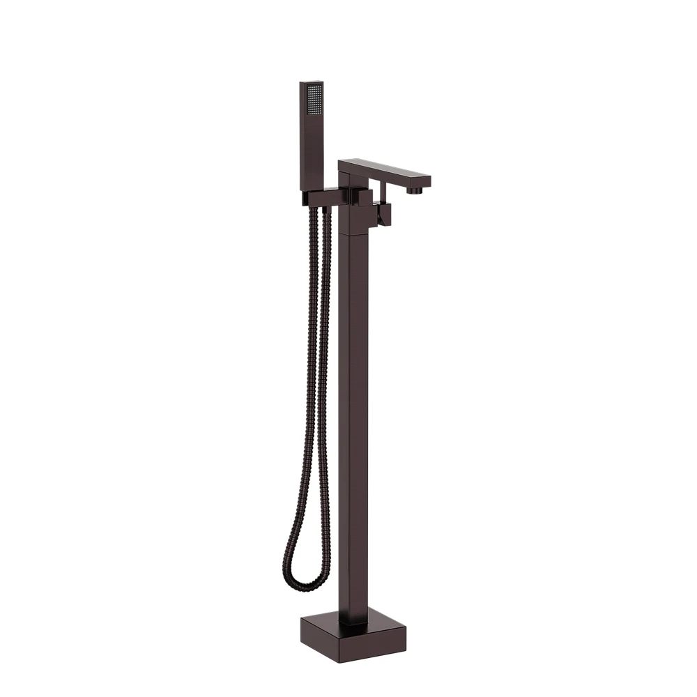 Freestanding Bathtub Faucet with Hand Shower 5