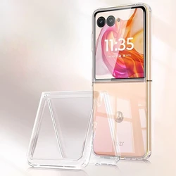 Transparent Hard PC Phone Case - Protective Back Cover for Motorola Moto Razr 70 Ultra Plus