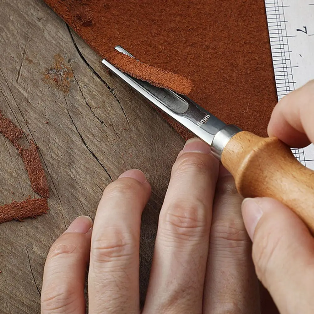 Practical Leather Craft Edge Beveler Skiving Beveling Cutting DIY Handmade Tool