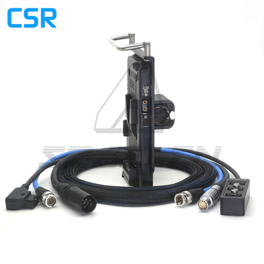 Arri/Red/Sonycamera Installazione Portatile Con Montaggio A V Scheda Batteria Xlr4 Pin Adattatore Di Alimentazione Femmina Mini Lf/V-Raptor Separazion