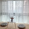 French Lace Curtains White Tulle Window Blind Living Room Bedroom Supplies Breathable Screen Curtain Wedding Decor Curtains тюль 5