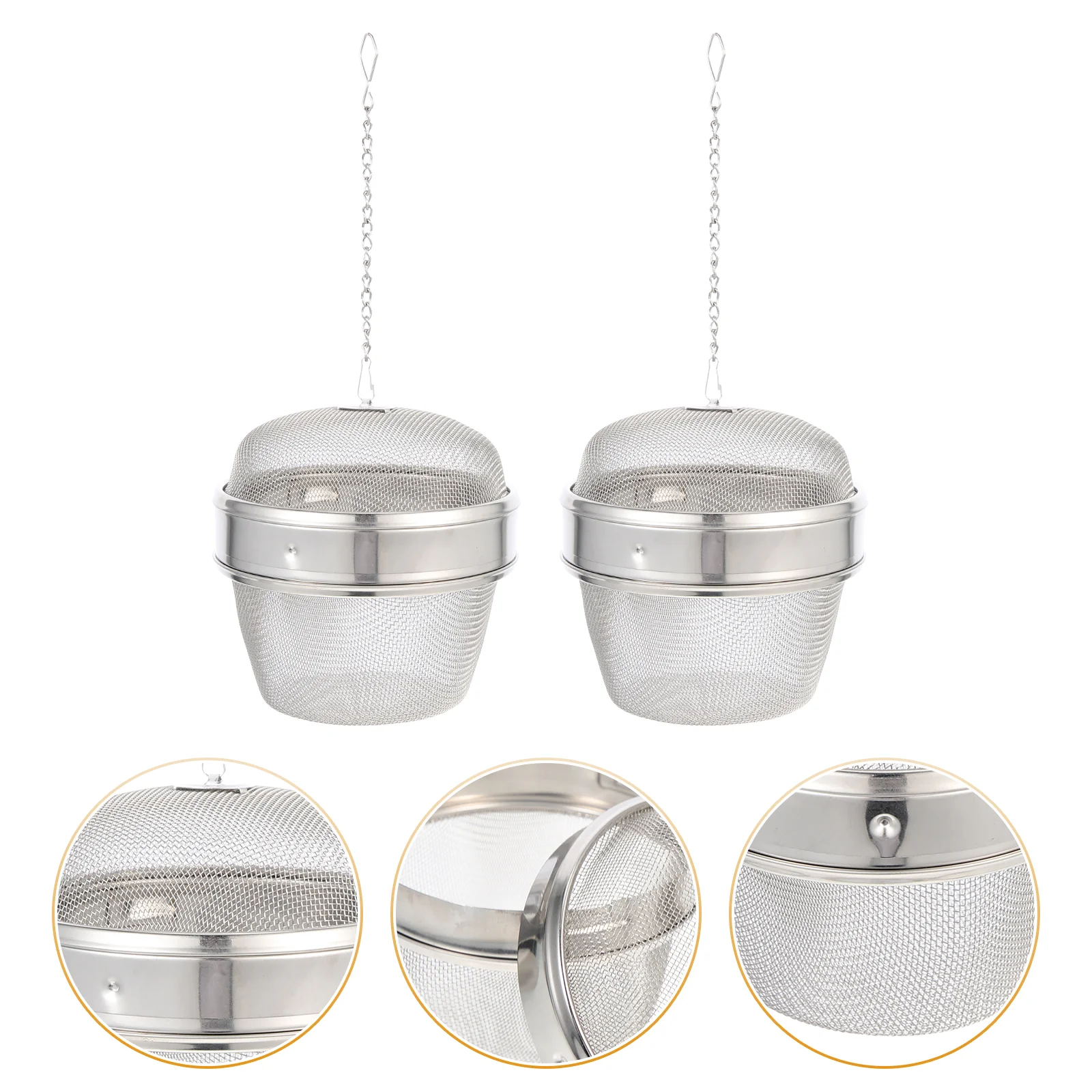 

Stainless Steel Tea Infuser Sphere Spice Tea Ball Strainer Tea Filter Sieve Mesh Diffuser Kitchen Tools
