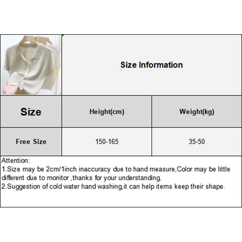 Korean Women's Lapel Short Sleeve Solid Color All Match Slim Knitted Cardigan 5