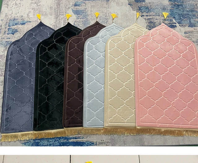 Tappeto Di Preghiera Islamico Portatile - Morbido, 70x108 Cm, Ideale Per Ramadan Ed Eid - Foto 2