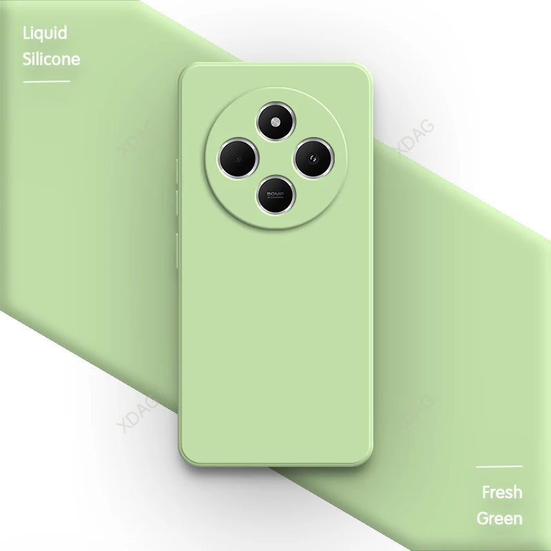 Enhanced Product Title:  
Sleek Liquid Silicone Shockproof Back Cover with Camera Protection