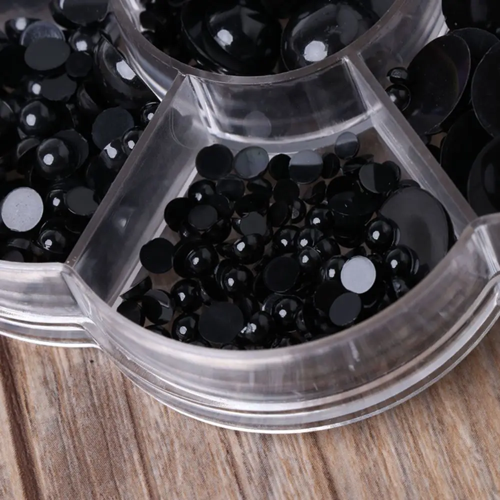 Plastic Round DIY Bears Eyes Black  Eyes   Making Dolls Accessories