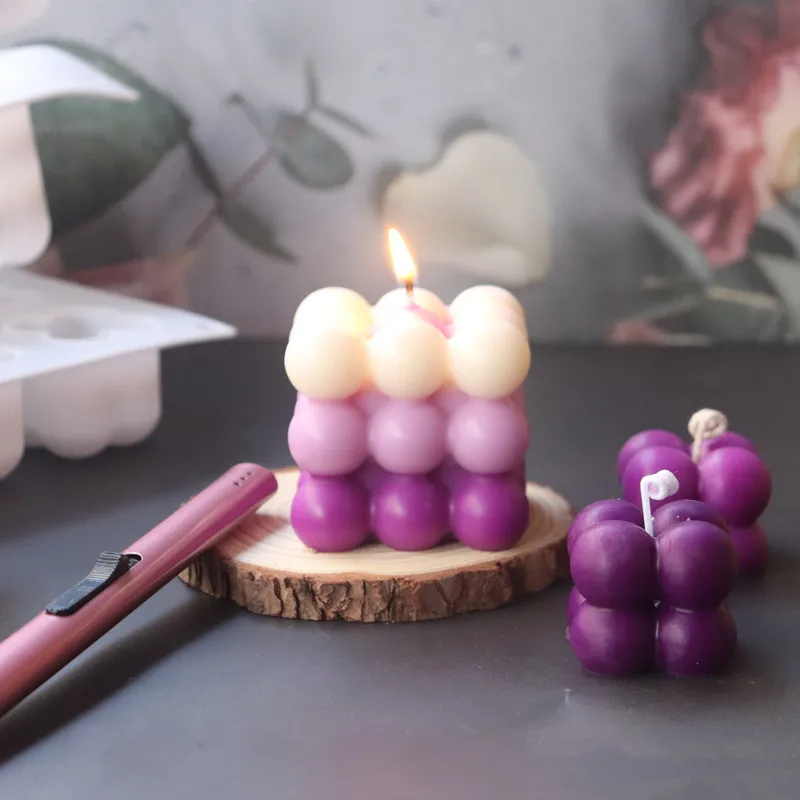 Silicone Candle Mould Candle Wicks Holder Aromatherapy Mould DIY Handmade Material Resin Mold Making Supply