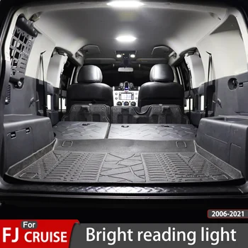 4Pcs/Set For Toyota FJ Cruiser High Brightness Reading Lamp Car Front/Middle Row Reading Light Interior LED Trunk Reading Light 1