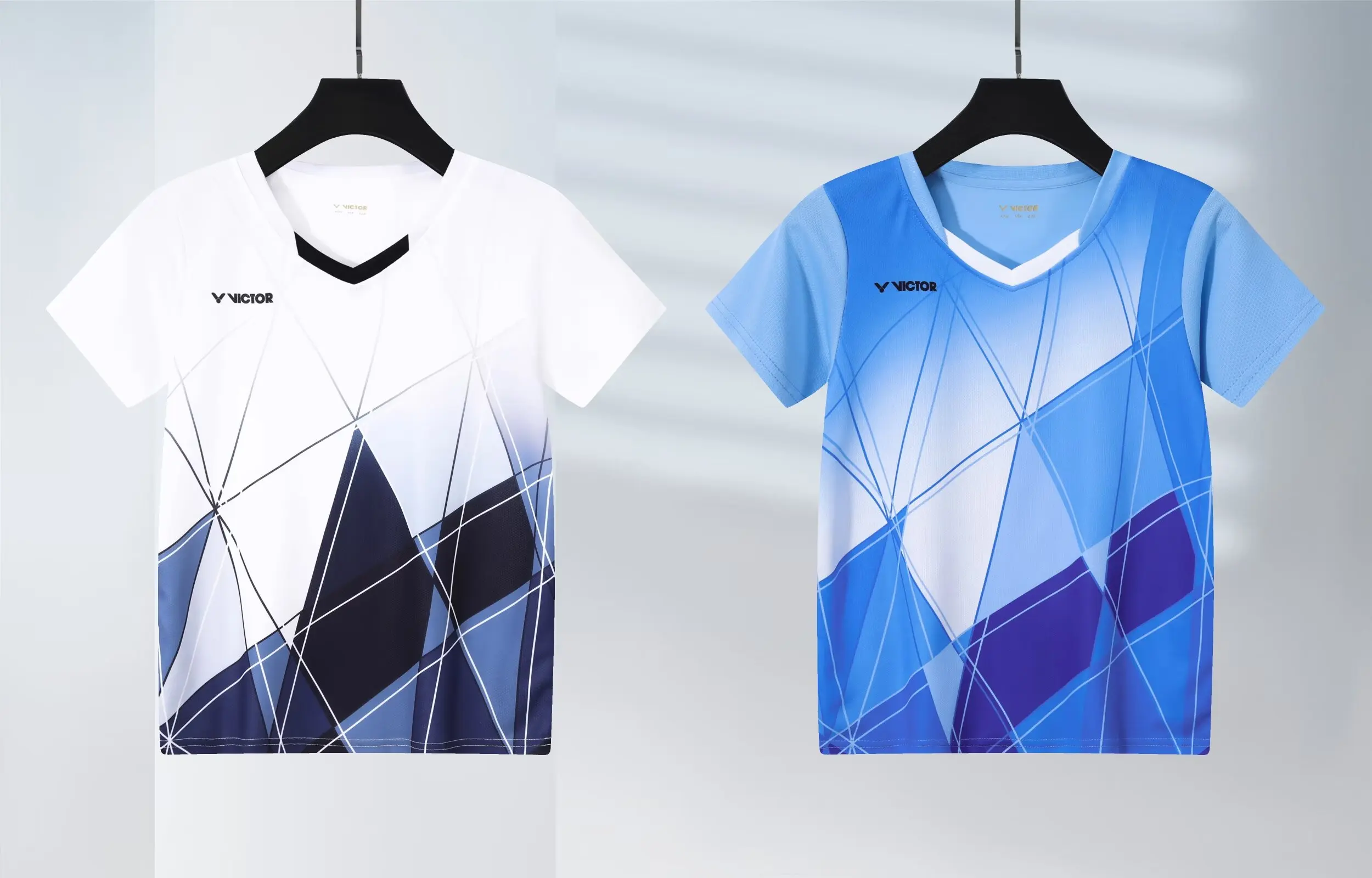 

Customized a set of men's and women's badminton T-shirt shorts quick dry breathable light tennis T-shirt shorts half sleeve