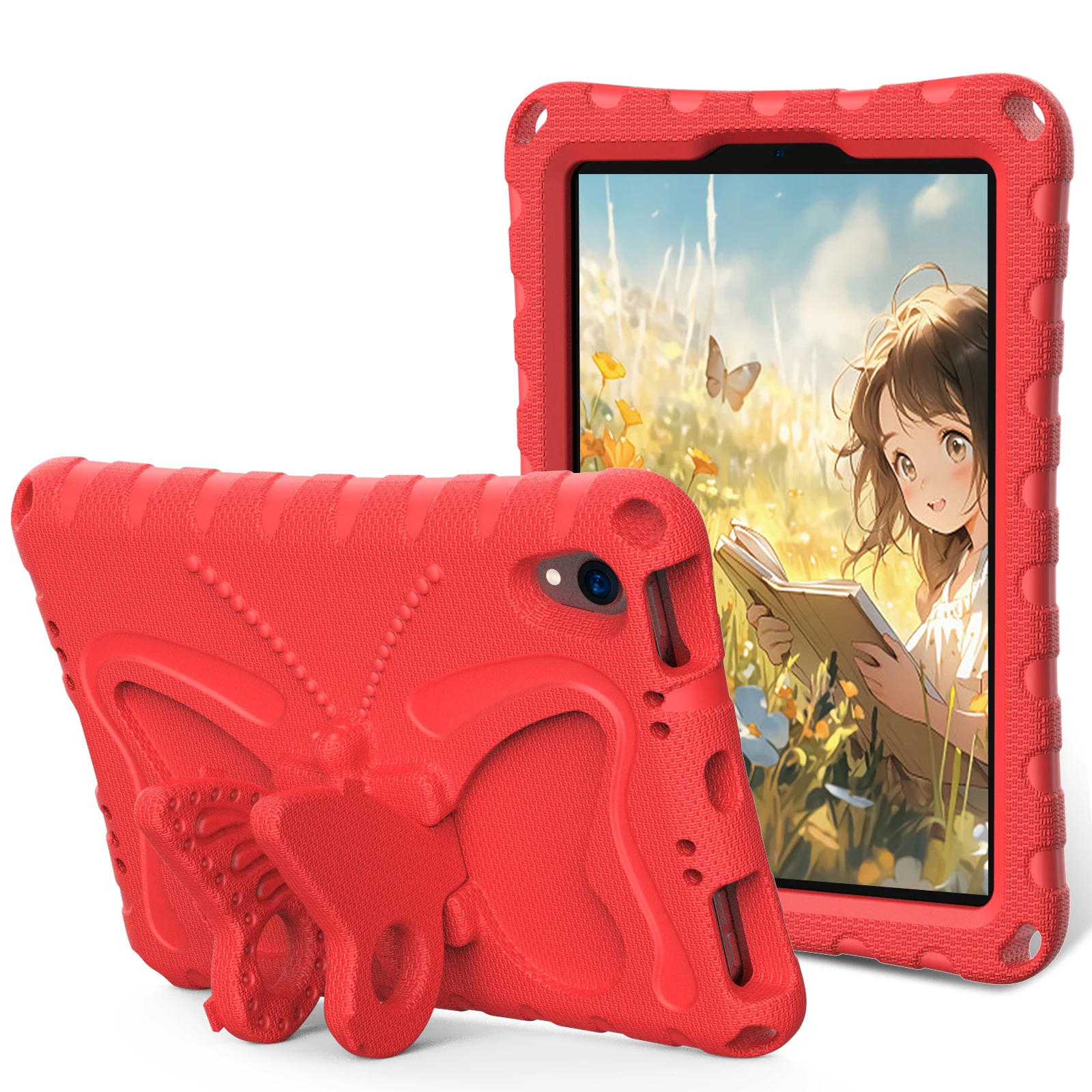 Adorable Butterfly Stand Shockproof Kids Tablet Case