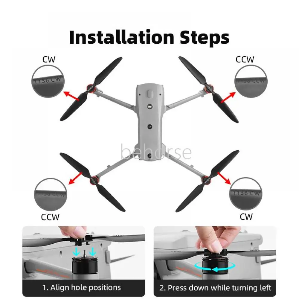 Détail des hélices de drone PC haute ténacité brun foncé, avec finition lisse et résistante.
