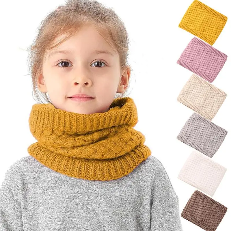 Kids Fleece Lined Neck Warmer Windproof Winter Neck Gaiter Face Scarf for Boys Girls Gaiters Children Ski Face Mask Cover