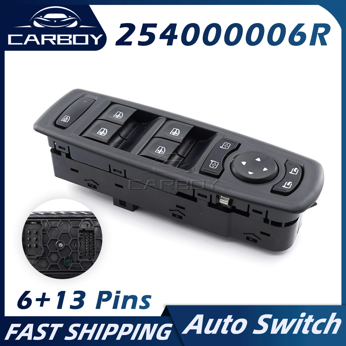 254000006R MultiFunctional Power Window Switch For Renault Fluence LZ