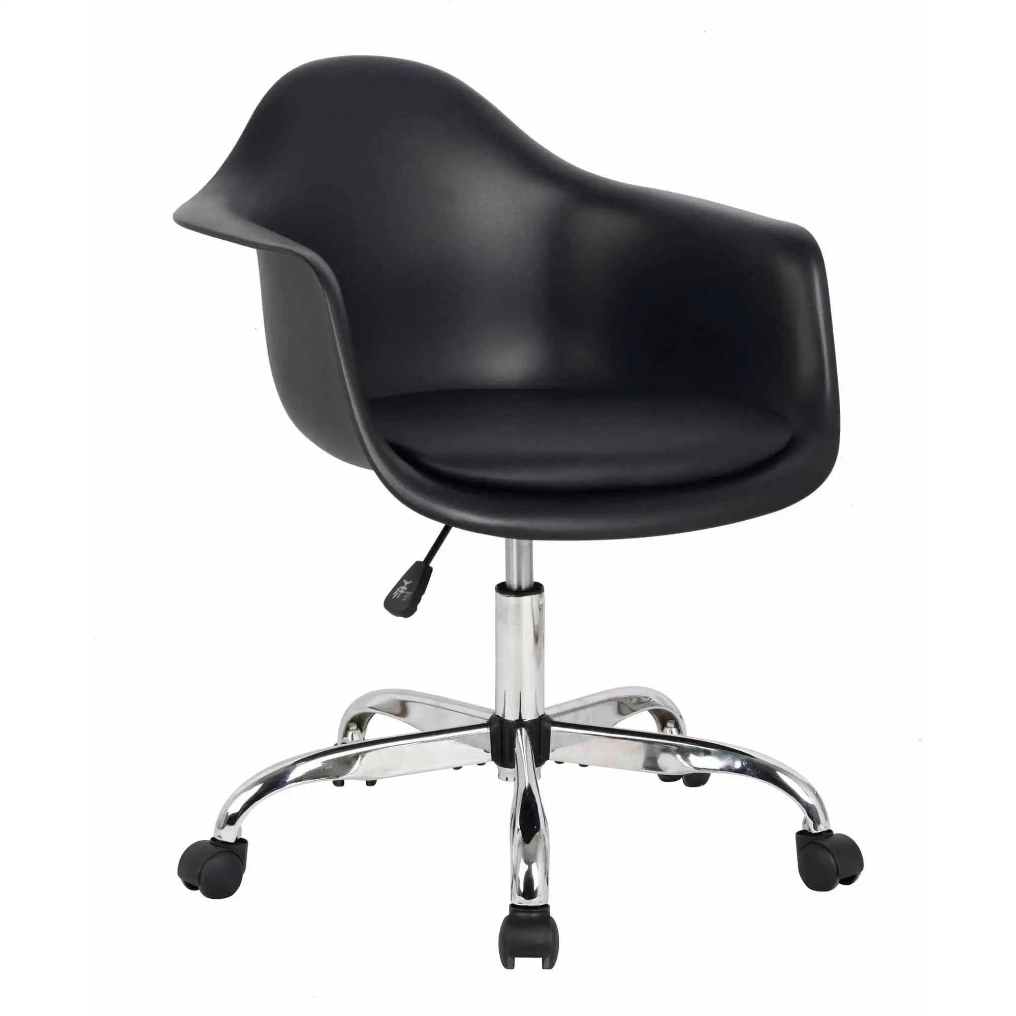 

Hodedah Arm Bucket Seat Office chair in Black