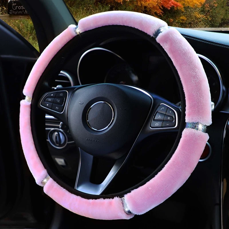 Amazon.com: 10 Pcs Pink Car Accessories Set, Pink Steering