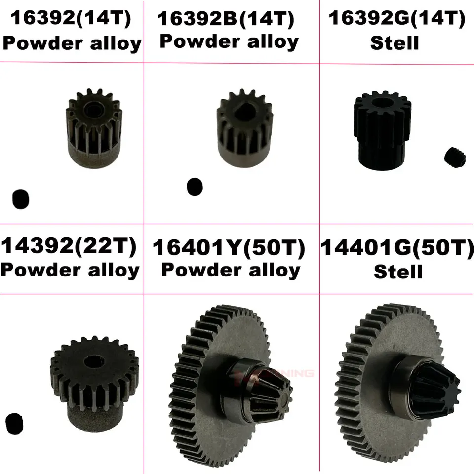 SGREHJDR Differenziale Ad Ingranaggi In Metallo 16420 For MJX Hyper Go 16207 16208 16209 16210 H16 H16H H16E H16P 1/16 RC Auto Pezzi Di Ricambio - Foto 6