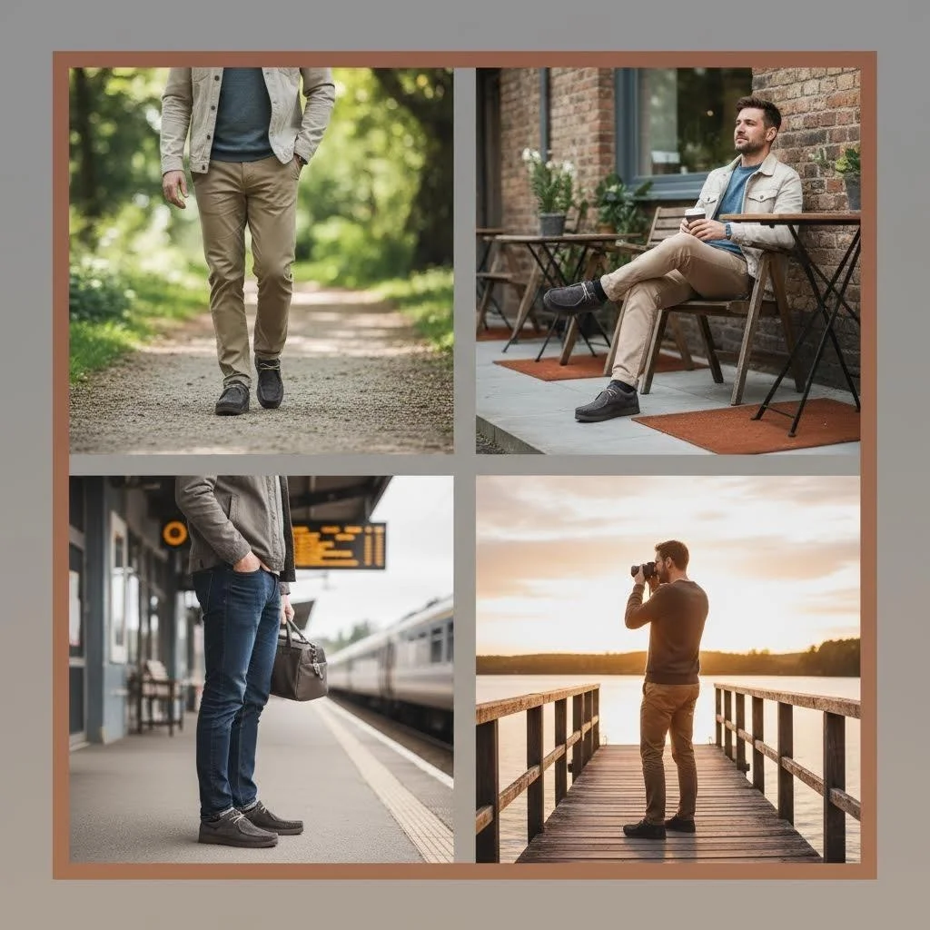 Men Premium Leather Hand-Sewn, Fashionable Casual Loafers, Suit For Daily Wear&Working - Uniqwear