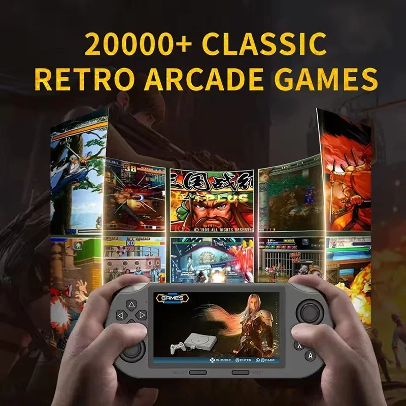 SF3000 Mini Portable Handheld Game Player 4.5 Inch IPS