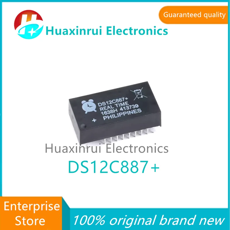 

DS12C887 + EDIP-24 100% оригинальный, новый Шелковый экран DS12C887 + часы/календарь, интерфейс I2C, часы в реальном времени, чип DS12C887 +
