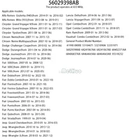 1/4PCS 56029398AB 433MHZ Tire Pressure Sensor For Fiat 500 Doblo Fiorino Freemont Linea Punto Strada Car 41990-08000 53104671 - Image 5