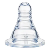 1 PC/3Pcs Silicone Standard Neck Soft Teats Nipple Circle Hole Cross Hole Baby Bottles Natural Flow Nipples S/M/L Size Available 1