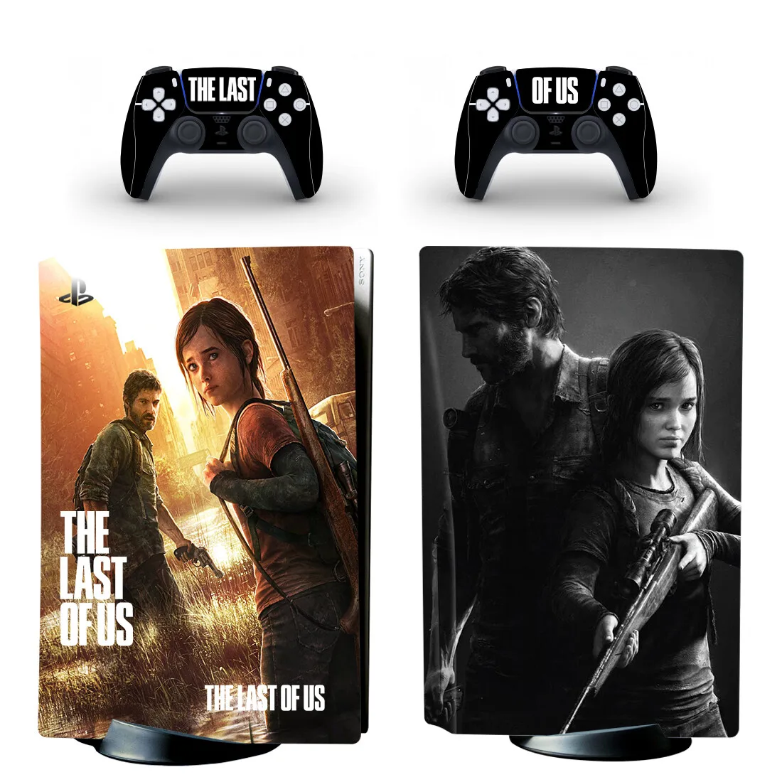 Vinyl Decal Skins The Last of Us Ellie Joel PS5 Disc Skin Sticker Protector Cover for Console Controller PS5 Disk