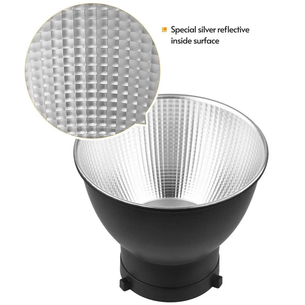 Description Picture 6 of item7inch Standard Reflector Diffuser Lamp Shade Dish With Honeycomb Grid For Bowens Mount Studio Strobe Flash Light Speedlite