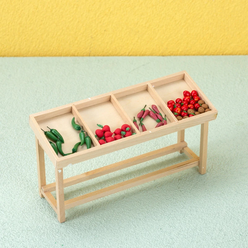 Supermarket Fruit Vegetable Toys Fruits Vegetables Dollhouse 1 12