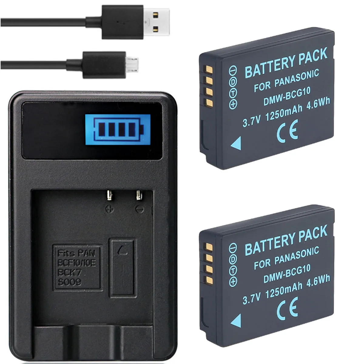 Battery Pack Charger for Panasonic Lumix DMC TZ18 DMC TZ19 DMC TZ20 DMC battery-pack-charger-for-panasonic-lumix-dmc-tz18-dmc-tz19-dmc-tz20-dmc