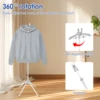 Adjustable Garment Hanger Folding Garment Steamer Rack Portable Steam Iron Steamer Hanger Versatile Steam Stand Clothes for Home 2
