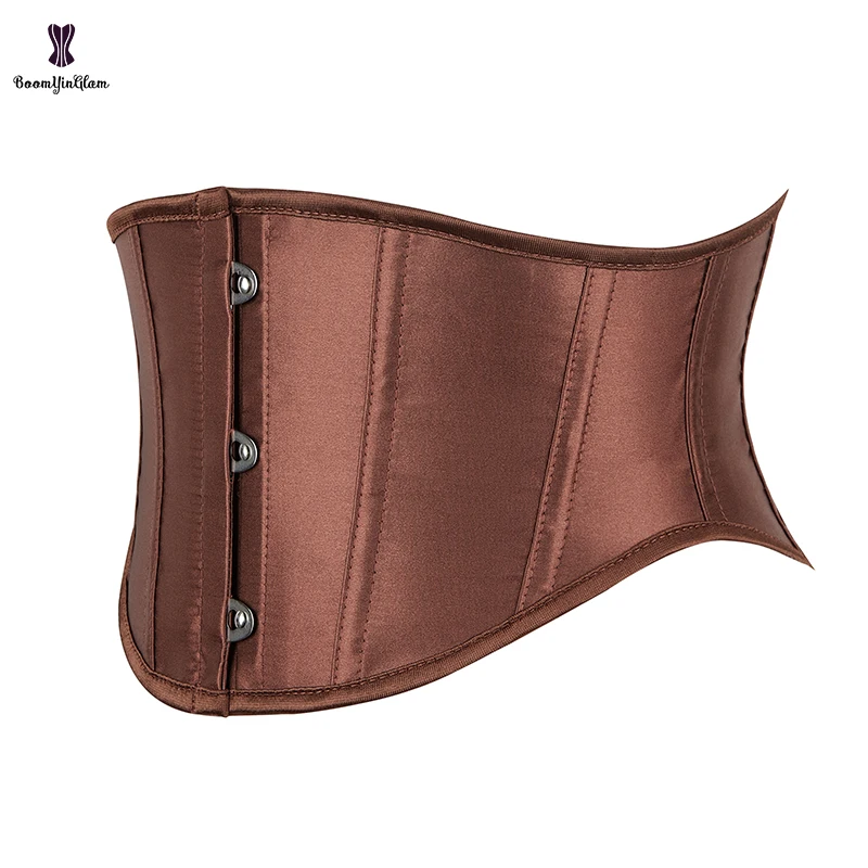 Brown Steampunk Women Clothing Underbust Body Shaper Mini Belt Waist Cincher Training Corset Plus Size Xs-xxl body shaper,waist trainer,waist corset