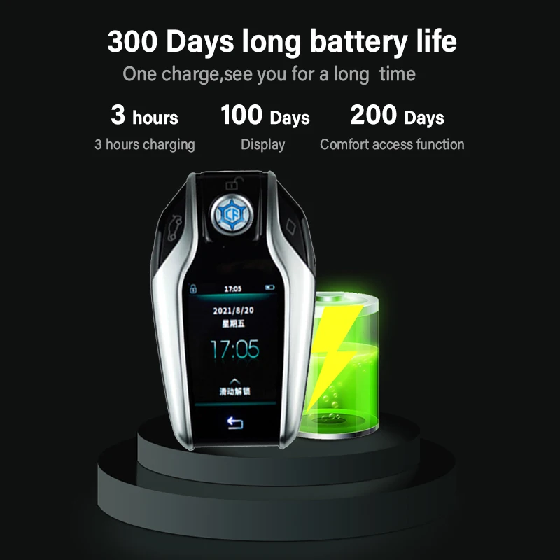 Keyforkess nuovo K600 PKE Comfort Access Keyless Entry chiave LCD remota intelligente modificata universale per Bmw Audi Kia VW Chevrolet Nissan - S093a05bd6384428fa0ebc5a28c53bc5b2