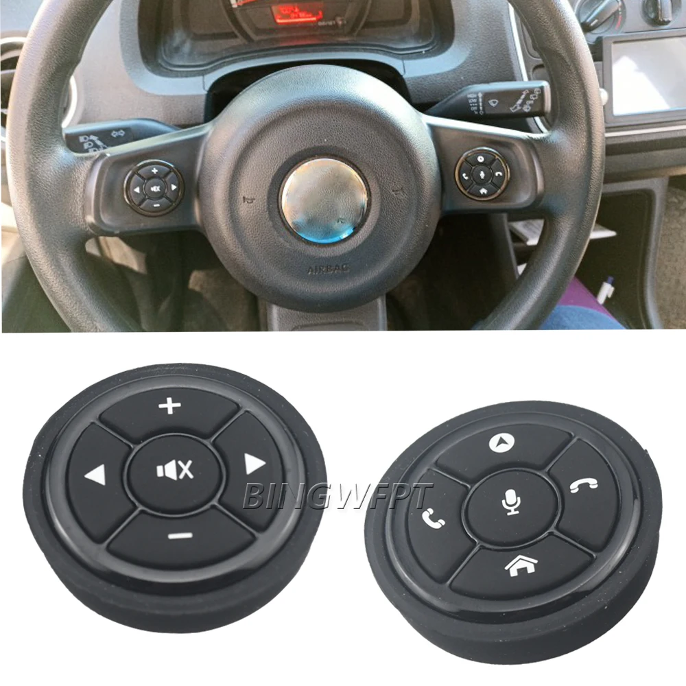 Universal Car Wireless Steering Wheel Control Button for Android Autoradio 10 Key Functions With LED Light